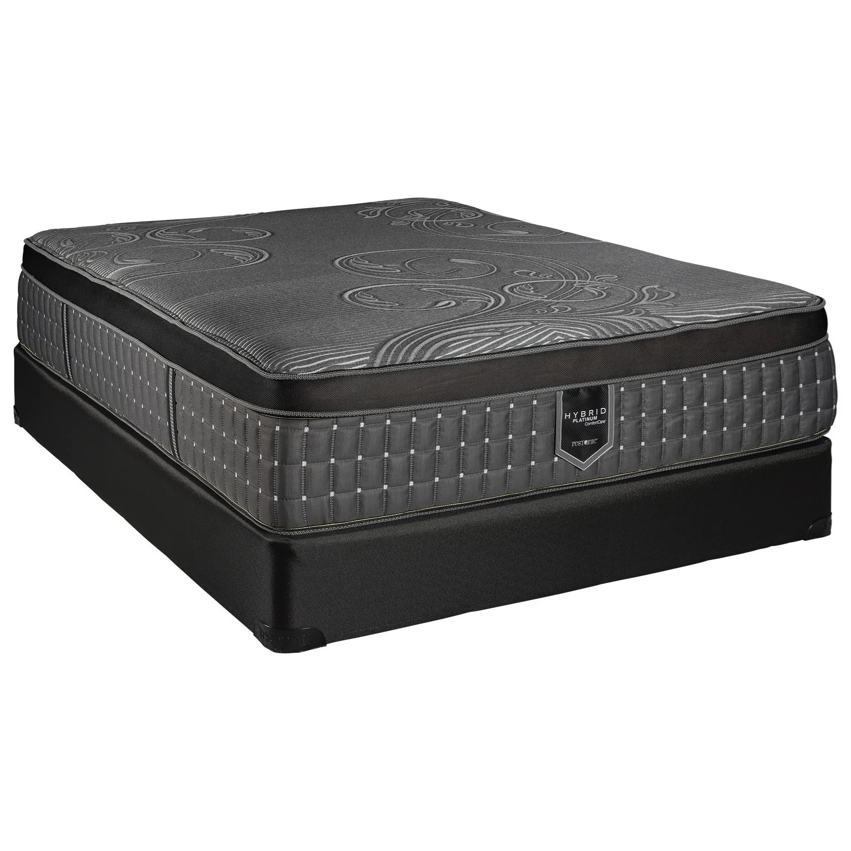 Restonic CC Platinum Raleigh ST Plush Hybrid WRAL4PM+WSUP4LPB Full 15